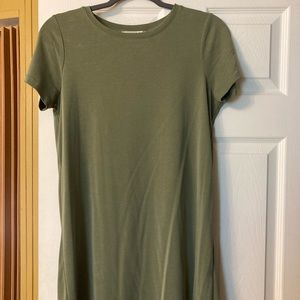 Olive Shirt Dress